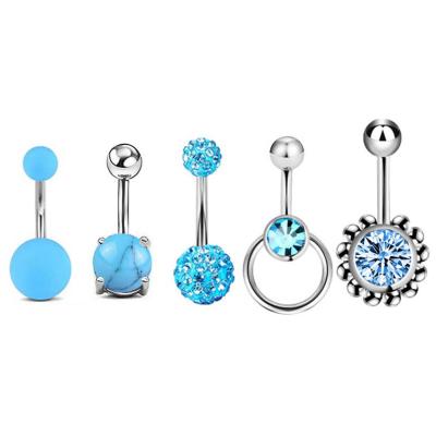 China Wholesale high quality popular belly navel piercing jewelrycing CLASSIC for sale