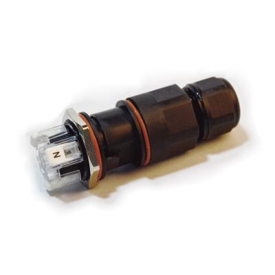 China Lamp TUV approved waterproof ip68 connector without screw quick connector for sale