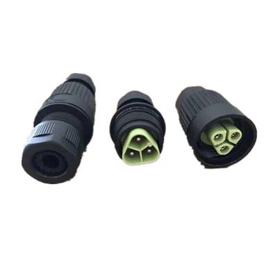 China Waterproof IP68 Power Connector With 5 Core , Nylon Pluggable PA66 Female And Male Connector for sale