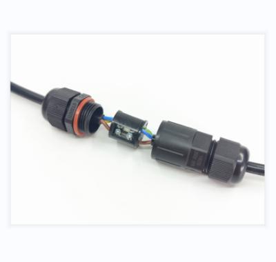 China Waterproof IP68 plastic connector nylon led cable connector ourdoor connector XY20 XY20-W01 for sale