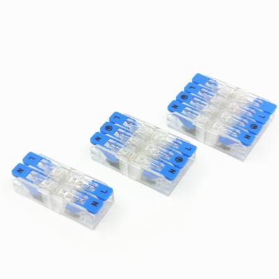 China New Arrived Interesting Price Of Lamp 221 Series Junction Electrical Terminal Block Splice Wire Quick Connector for sale