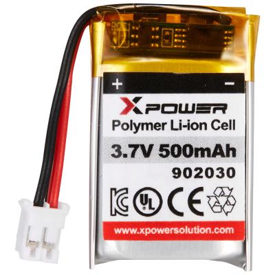 China Toys Xpower China Manufacturer 3.7V 500mAh OEM Customized Lithium Battery for sale