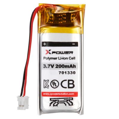 China Small Close Toys 3.7v 200mah Rechargeable Lithium Polymer Battery for sale