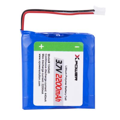 China Medical equipment kc approved lithium battery 3.7V 104040 Li ion battery 2200mah for humidifier for sale