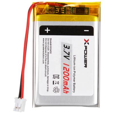 China kc toys Certified 3.7V 1200mah 603450 Polymer Lithium Battery Lipo Battery For Vehicle Monitoring Device for sale