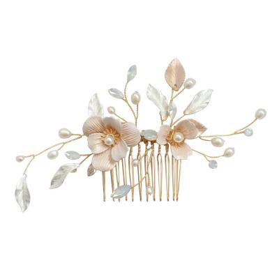 China Beautiful Romantic.Vintage.Garden Bridesmaids Headdress Hair Comb and Bridal Hair Pin Set Headpiece For Wedding Accessories for sale