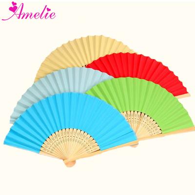 China China Wedding Party Event Guest Gifts Fan School Arts Learning DIY Paper Fan for sale