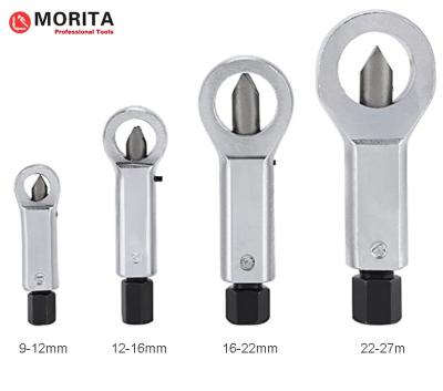 China Nuts Splitter Set 4 Pce Nut Cutter 9mm - 27mm Carbon steel/Cr/Mo steel length 195mm removal of corroded or damaged nuts for sale