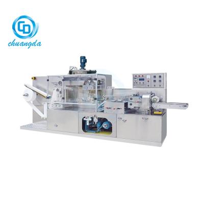 China Nonwoven Fabric CD-160 ONE PIECE FULL SELF WRAPPING WET RAG MACHINE Line for sale