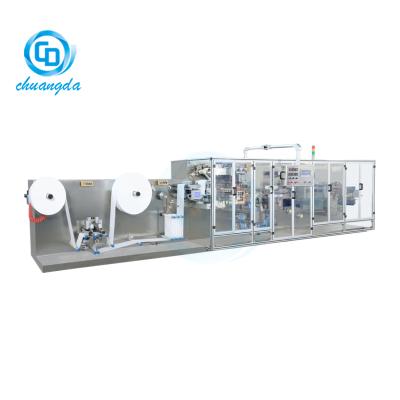 China Factory CD-160N-H Fully Automatic Wet Cloth Machine , One Piece Wet Cloth Making Machine for sale