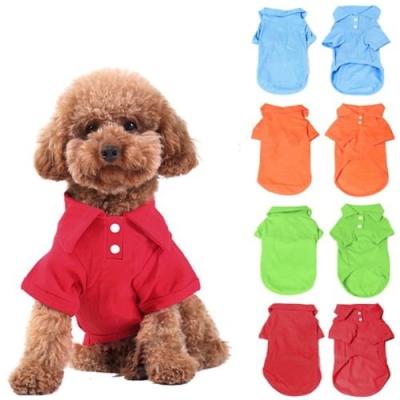 China blank Pet Puppy Summer Shirt Pet T Shirt pet accessories wholesale china for sale