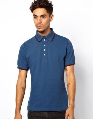 China plain sport polo t shirt for men color combination collar design polo shirts for sale