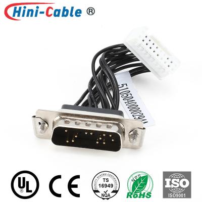 China Arnés de cable del ordenador de 26AWG 1.25m m 16Pin 65m m en venta