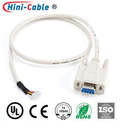 China Cabo de sinal do monitor de 24AWG D-SUB 9 Pin To 5Pin 2.0mm à venda