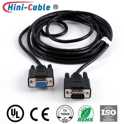 China D-SUB 9 Pin Male To Female 28AWG Computer-Monitor-Verbindungs-Kabel zu verkaufen