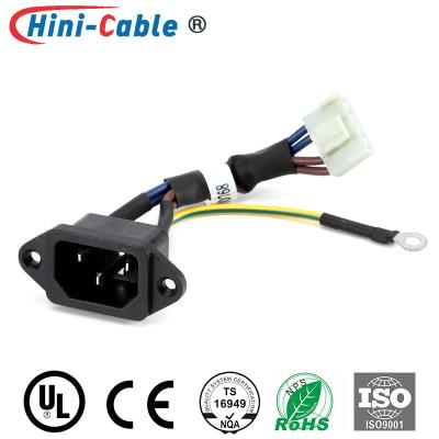 China 3.96mm 5Pin 12AWG 100mm Computer-Monitor-Stromkabel zu verkaufen