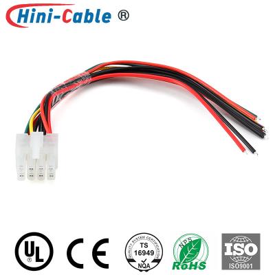 China 12V Stromversorgung konserviertes Ende 2x4 Pin Medical Wire Cable zu verkaufen