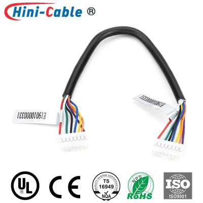 China 2.0mm 8 elektrischer Kabelbaum Pin Female To Females 22AWG zu verkaufen