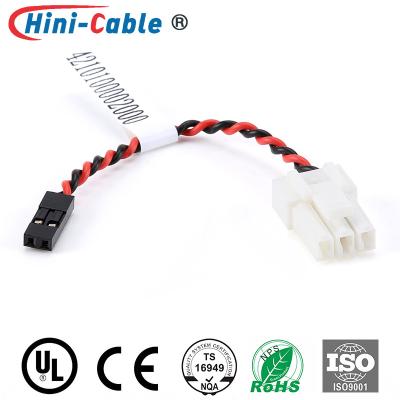 China JST 3.96mm 3 Versammlung Pin Tos 2 Pin Twisted Wire Harness Cable zu verkaufen