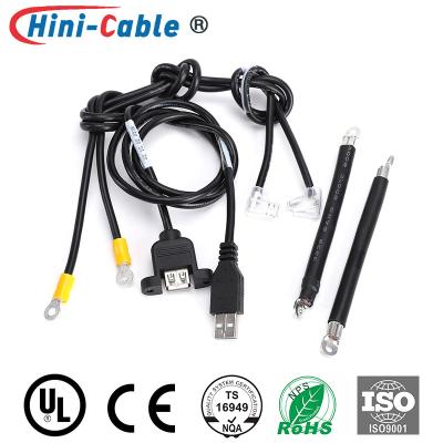 China USB 2.0 A Male To Female 400mm Custom Power Supply Cables for sale