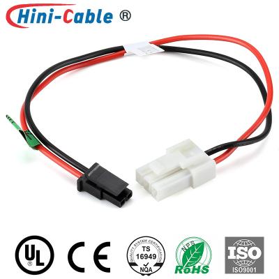 China 2Pin Male to 557 3Pin 20AWG Male Power Supply Cable Pitch 3.0mm for sale