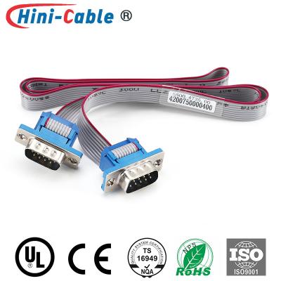 중국 말레 9Pin명 남자인 28AWG 750 밀리미터 길이 데이타 전송 케이블 9Pin 판매용