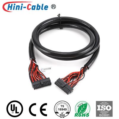 China Molex-Neigung 3.0mm 2x12 Pin Female Shielded Wire Harness Vde zu verkaufen