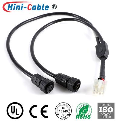 China IATF16949 6 cable hembra-varón impermeable 20AWG del Pin M12 en venta