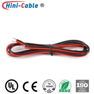 China Cable de alambre estañado del doble del conductor 18AWG del extremo del control de poder en venta