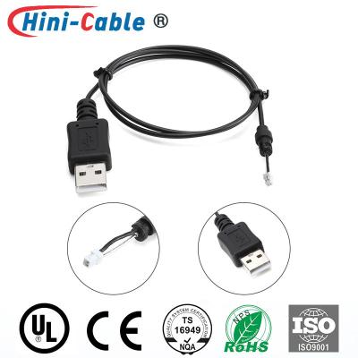 중국 2Pin은 JST SHR에 1.0 밀리미터에게 28AWG 컴퓨터 배선 장비 USB AM을 던집니다 판매용