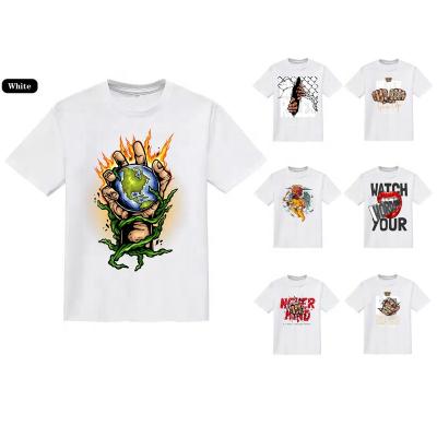 China Anti-Wrinkle Plus Size White Multicolor High Quality Men's T-shirt Custom Made 100% Oversized Unisex T-shirt T-shirt for sale