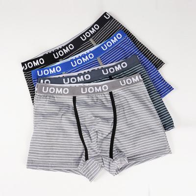 China Wholesale Fashion Boxers Customization Antibacterial Sale Men's Low Waist Underwear Cotton for sale