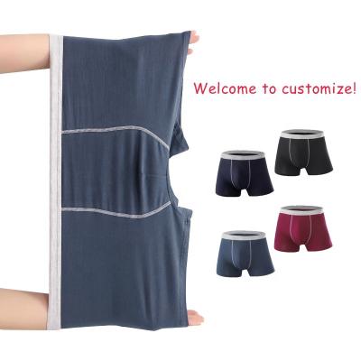 China Wholesale Anti-Static Spell Underwear Running Boxer For Men Classic Cotton Boxershorts Bottoms Male Boxer Briefs for sale