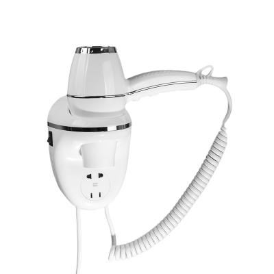 China FAREIGN FR-2205 New Design Wall Mounted Hair Dryer, Hotel Wall Mounted Hair Dryer with Shaver Plug for Bathroom for sale