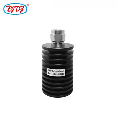 China Male Plug Copper Connector Coaxial RF 25 Watt 50ohm N Dummy Load (termination) for sale