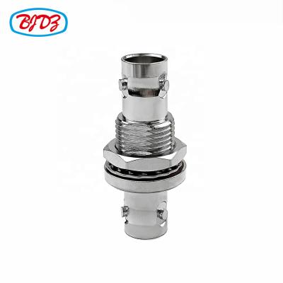 China 1553b rf bus 3 pin connector tri pin bnc female adapter bnc adapter connector metal 3 pin female connector to tri for sale