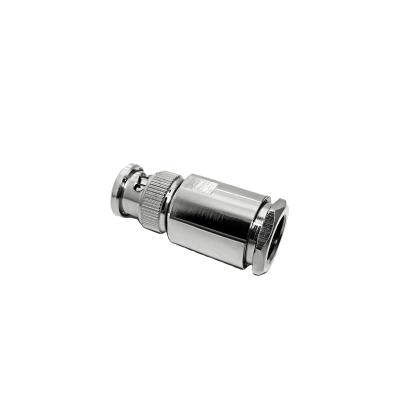 China Best Price BNC Copper Male Straight Flange Connector For LMR400 Coaxial Cable for sale