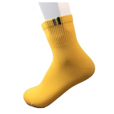 China Breathable Fashion Multicolor Crew Cotton Sporty Skateboarding Women Sport Socks for sale