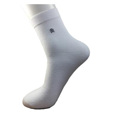 China Wholesale Color QUICK DRY Plain Work Men's Business Cotton Breathable Crew Dress Socks for sale