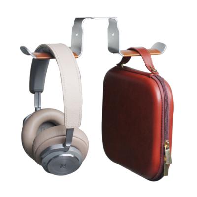 China Durable Headphone Mount Earphone Holder Aluminum Under Desk Hooks Hanger Universal For Gaming Earphone for sale