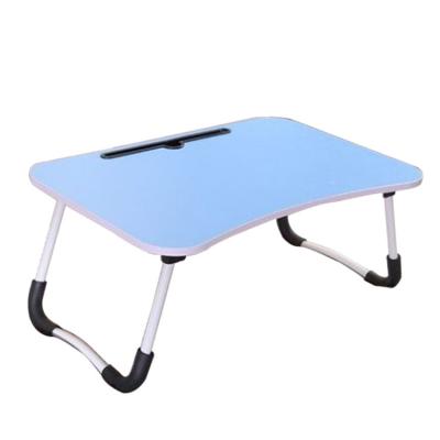 China Popular (Height)Adjustable Wooden Laptop Desk Computer Table Notebook Stand for Bed Comfortable Home School Furniture for sale