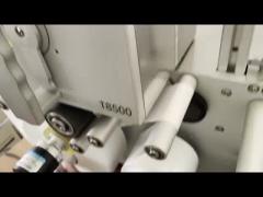 TTO printer on rewinding system