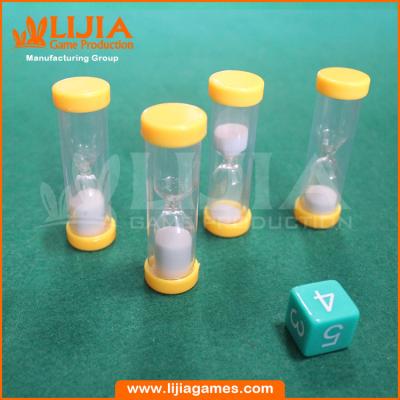 China Eco - Friendly Game Parts Sand Plastic Timer , High Quality Board Game Timers for sale