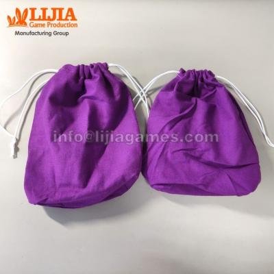 China Custom Figures Custom Cloth Board Game Eco-Friendly Game Bags In Different Colors for sale