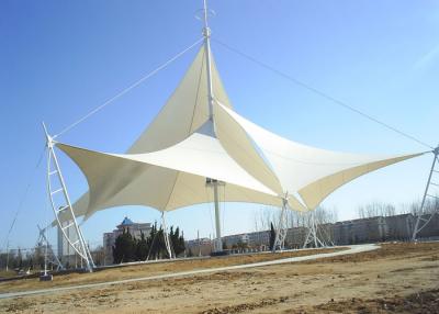 Cina Baldacchino bianco del tessuto di tensione delle tende della piscina per protezione del parasole in vendita