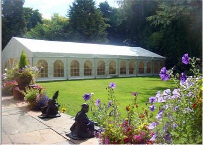 China Large Marquee Garden Party Tents , White Party Tent Gazebo Canopy With Sidewalls for sale