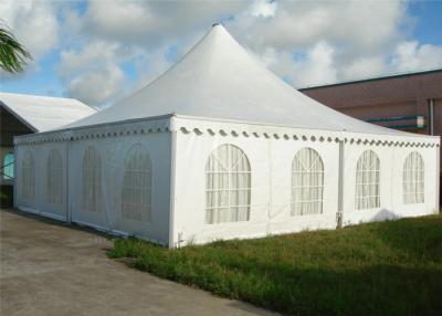 Chine High Peak Pagode Blanche Shade Shelter Canopy Avec Belle Doublure Cadre en aluminium à vendre