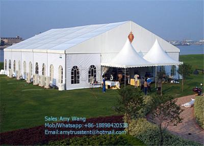 China Double PVC Coated Shelter Outdoor Event Tents with Aluminum Frame for Wedding , Party for sale