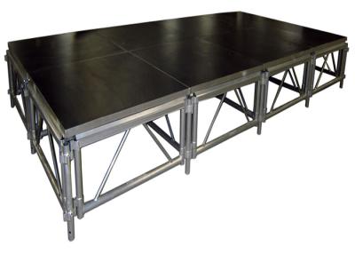 China Aluminium Frame Plywood Board Portable Mobile Stage Truss , Outdoor Concert Stage for sale