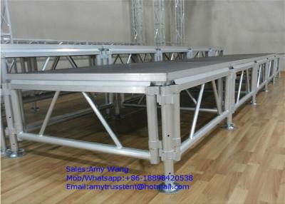 China Outdoor Concert Aluminum Stage Truss With Portable Cart To Holding Platform for sale